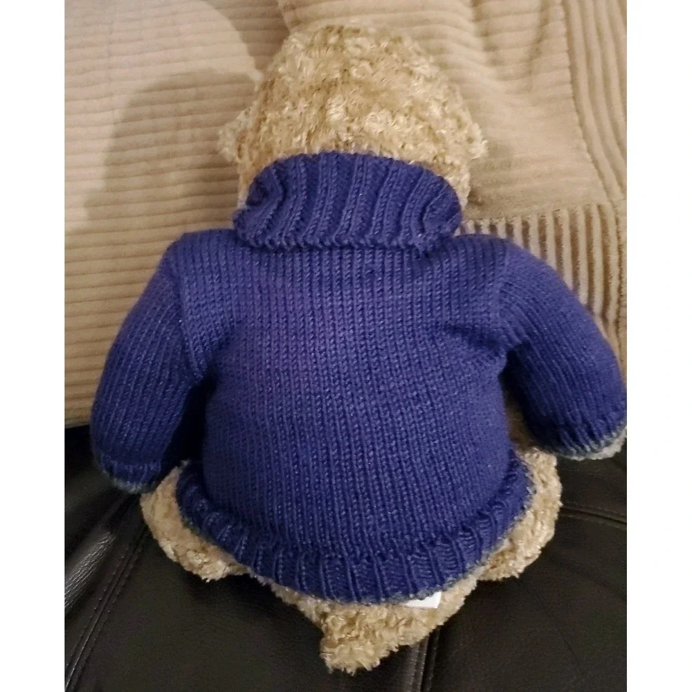 Gund Bloomingdales LITTLE BROWN BEAR Purple Sweater Limited‎ Edition 2004 w/Tags